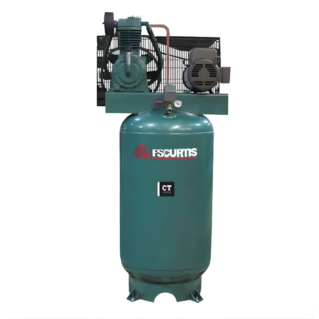 FS-Curtis CT Series vertical reciprocating air compressor available from Blackhawk Equipment