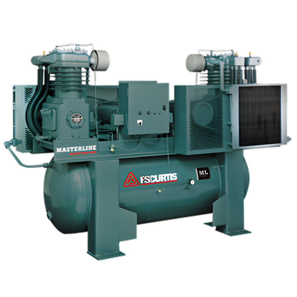 FS-Curtis Masterline "ML" Series heavy-duty reciprocating air compressor available from Blackhawk Equipment