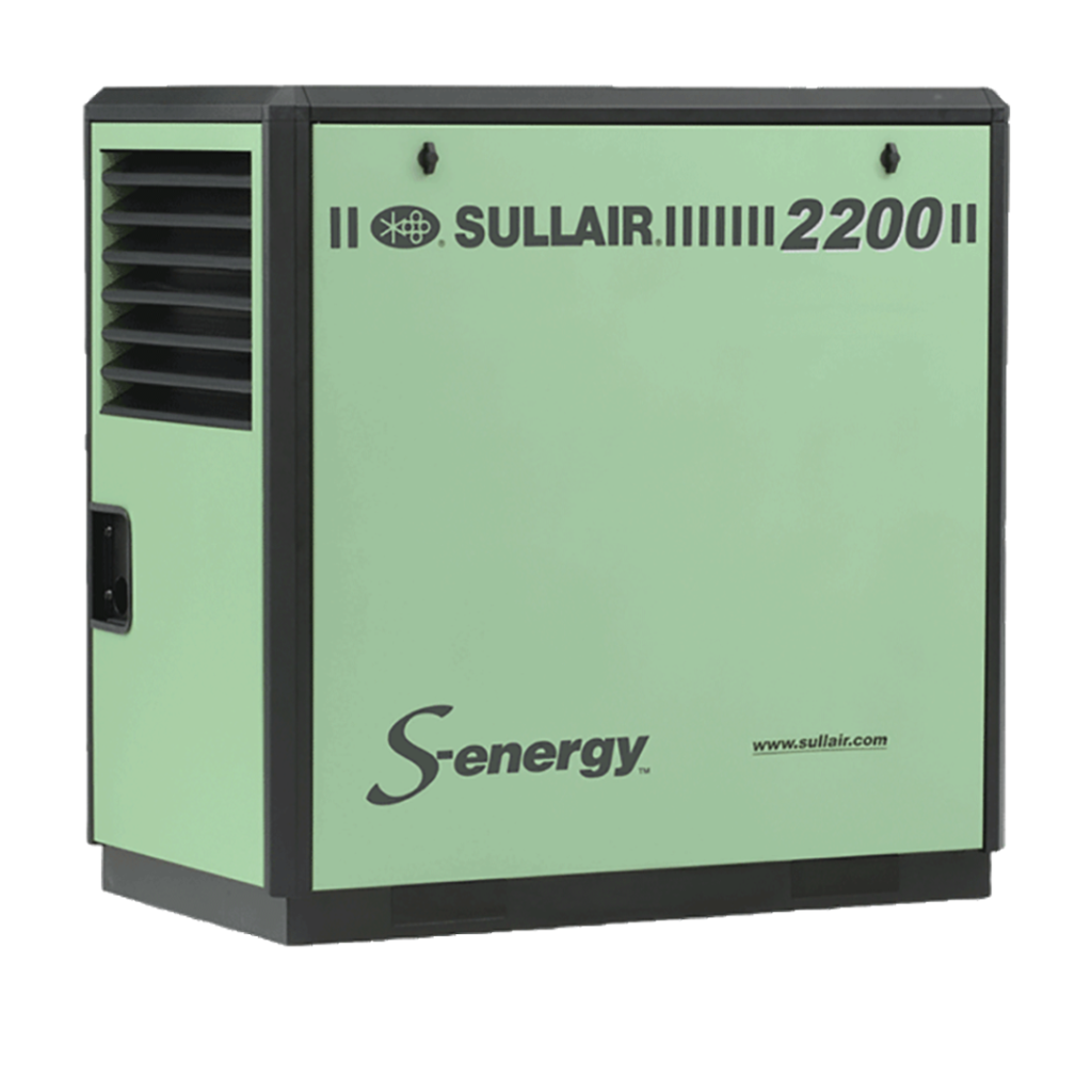 Sullair S-energy 2200 encapsulated rotary screw air compressor available from Blackhawk Equipment
