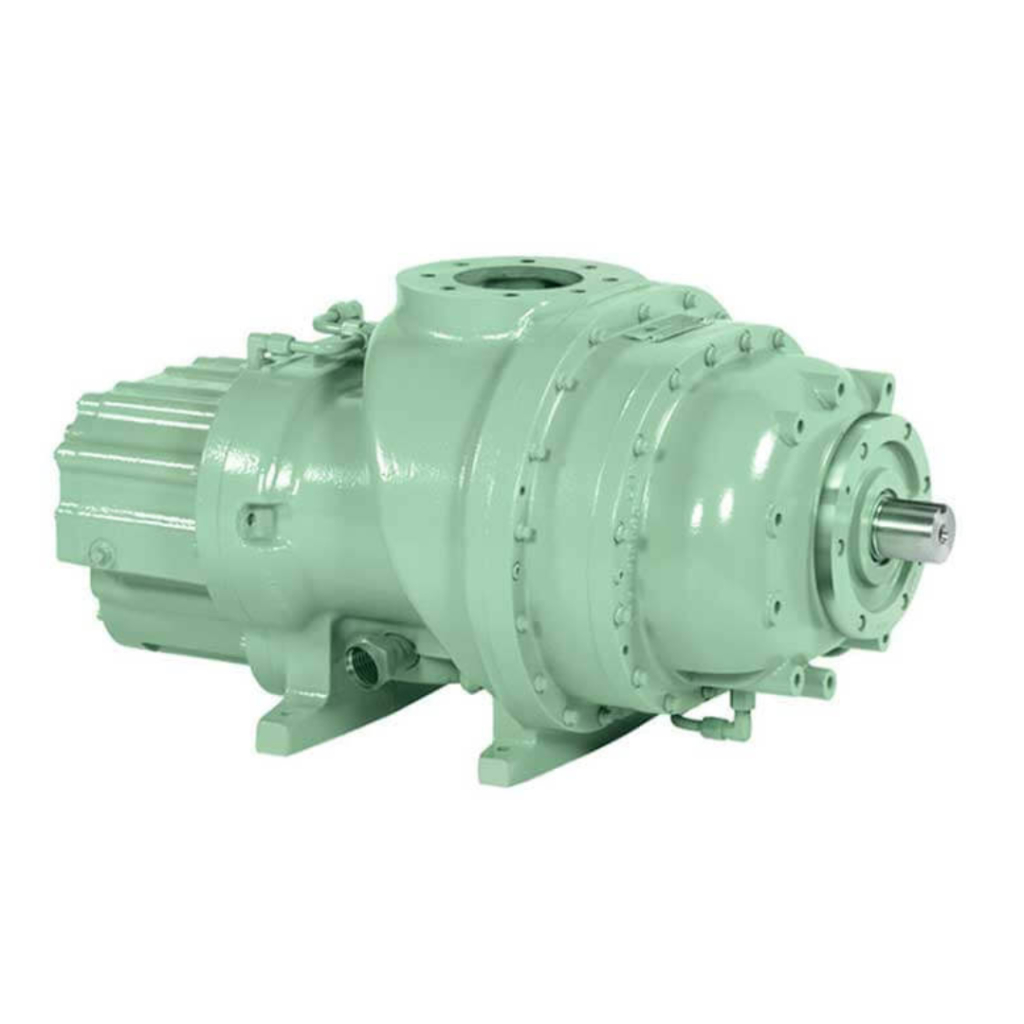 Sullair low-pressure process gas rotary screw compressor air end (bare shaft) for industrial gas handling available from Blackhawk Equipment