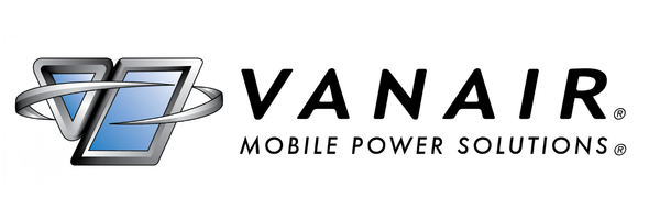 Vanair mobile power solutions and vehicle-mounted compressor logo